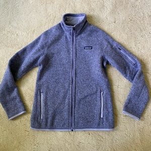 PATAGONIA PURPLE FLEECE FULL ZIP